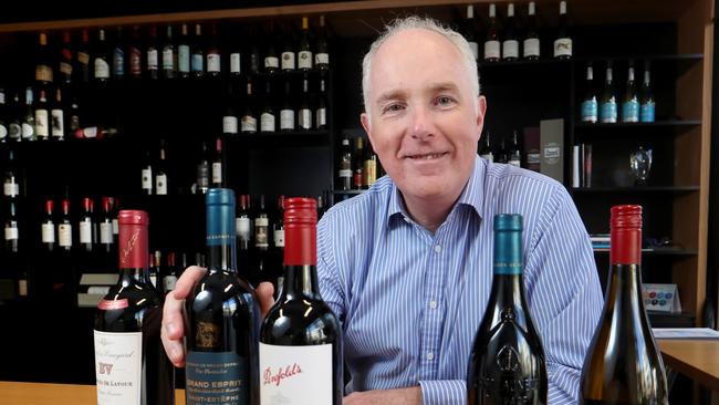 Treasury Wine Estates chief executive Michael Clarke at his office in Soutbank, Melbourne. (David Geraghty/The Australian)