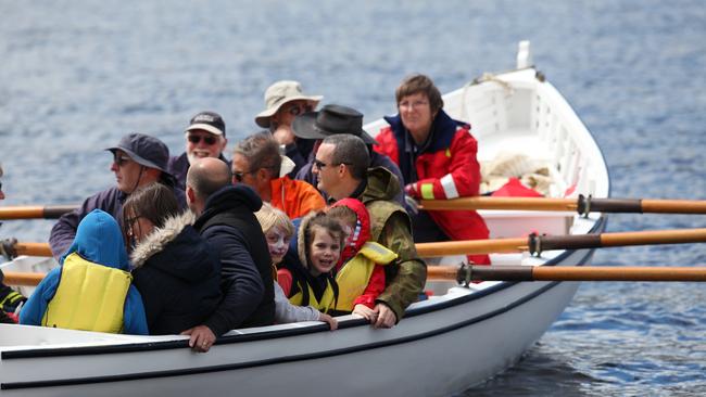 Enjoying the day at the Seafarers Festival at the Bellerive Boardwalk. Picture: MATT THOMPSON