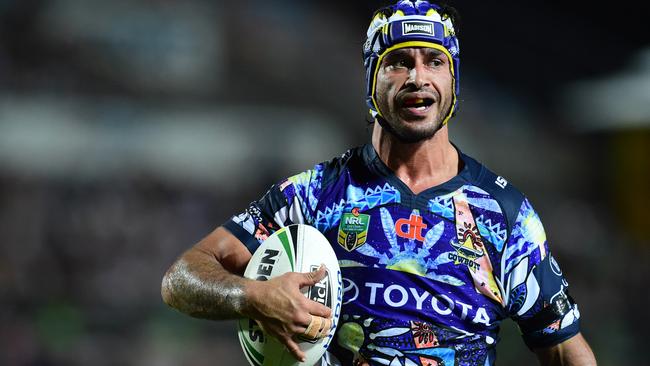 Johnathan Thurston is pushing to return from injury. Picture: Evan Morgan