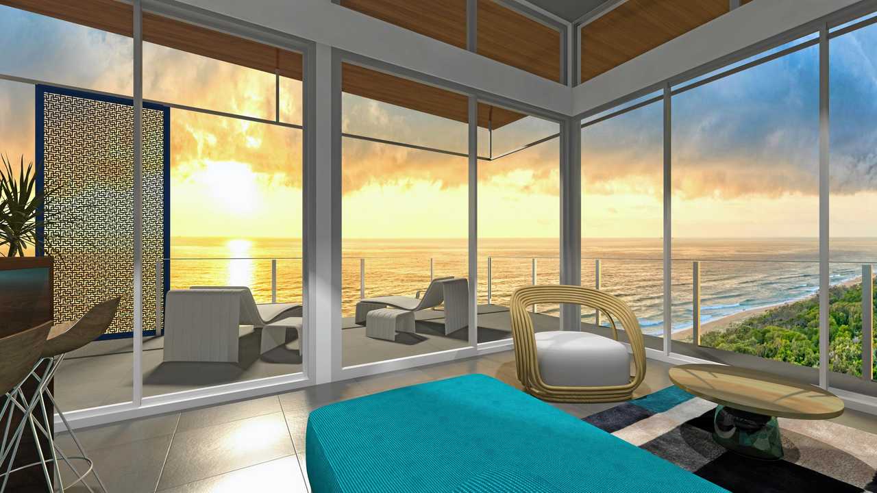 Developer promises units with 180-degree views of the Pacific Ocean. Picture: Walter Iezzi Property Group