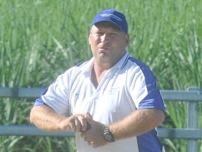 Tucabia-Copmanhurst veteran Matt Pigg bowls at Ulmarra Showground.