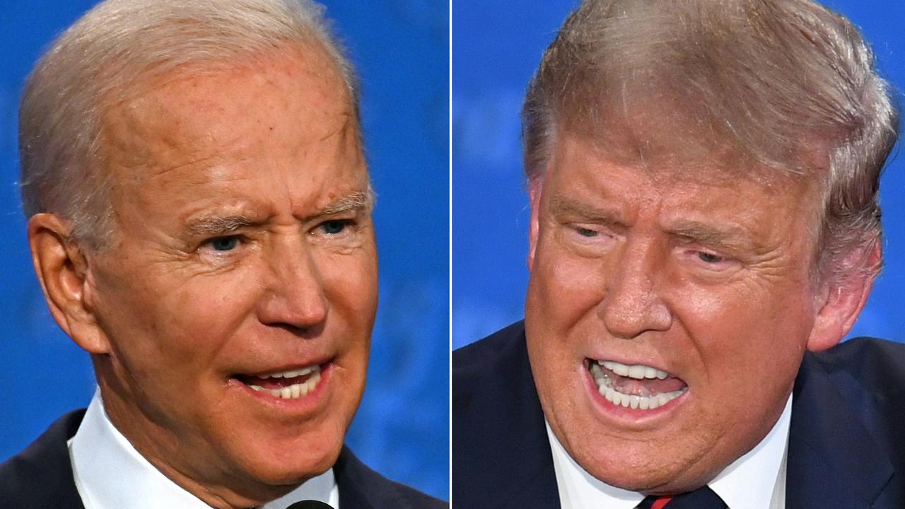 Democratic Presidential candidate Joe Biden and US President Donald Trump. Picture: JIM WATSON and SAUL LOEB / AFP.