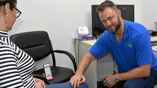 GET MOVING: Dr Sven Rees is an exercise physiologist who prescribes exercise as medication from his Noosaville clinic Exercise Matters. Picture: Caitlin Zerafa