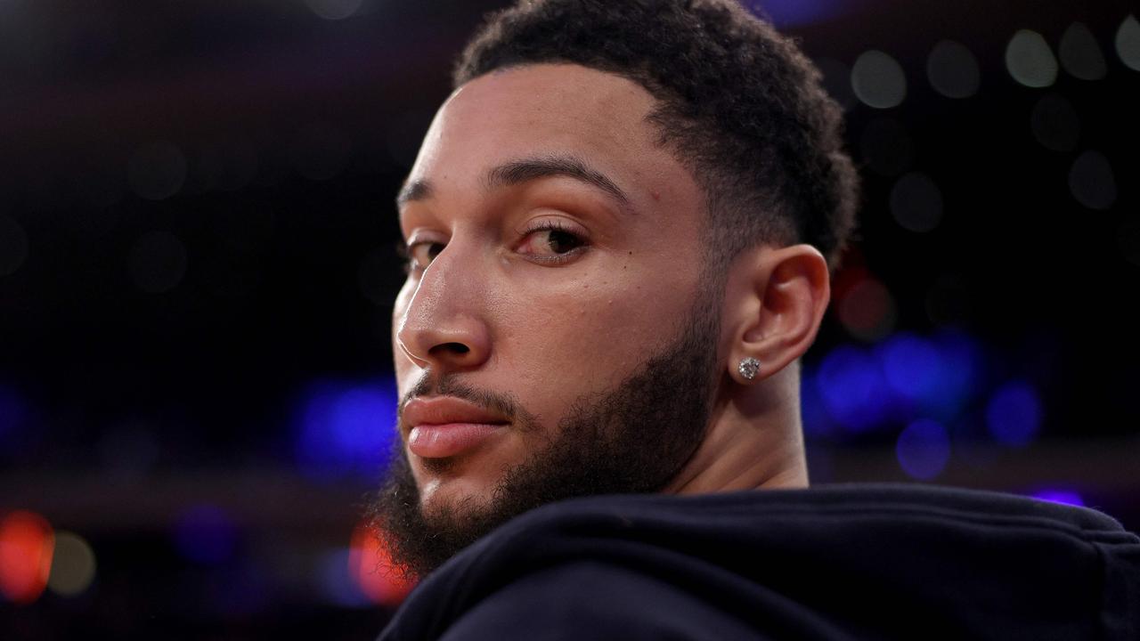 Ben Simmons might not be coming back. Picture: Elsa/Getty