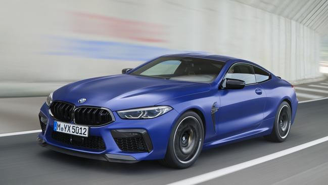 The BMW M8 Competition is powered by a 406kW V8. Picture: Supplied.