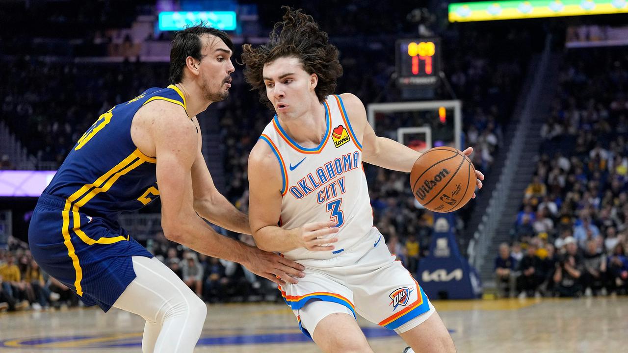 Oklahoma City Thunder a battu les Golden State Warriors, actualités, scores, résultats, Josh Giddey