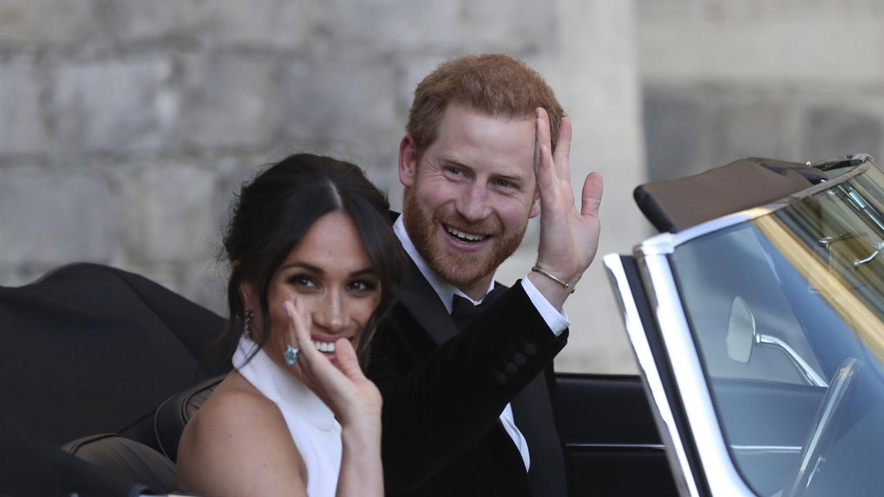 Prince Harry and Meghan Markle are saying goodbye to royal life and hello to Hollywood. Picture: AP