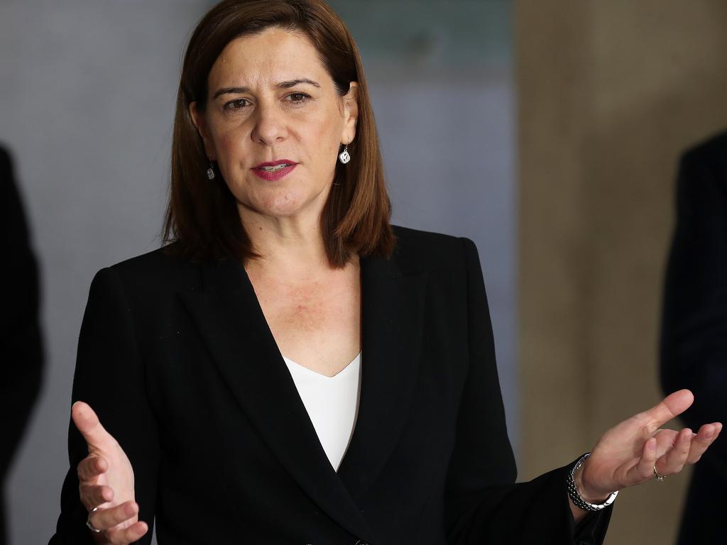 Opposition leader Deb Frecklington urged Ms Palaszczuk to commit to reopening sooner rather than later. Picture: Liam Kidston