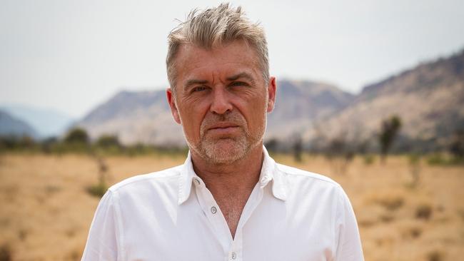 Grant Wilson, executive chair of Tivan, photographed in Central Australia.