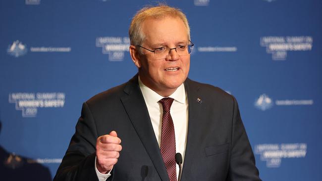 Scott Morrison in Canberra on Monday. Picture: Gary Ramage