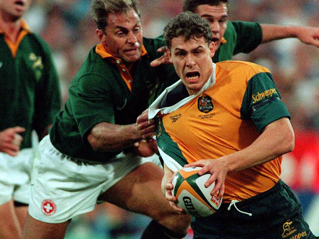 Jason Little in action for the Wallabies.