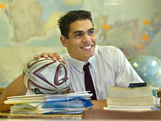 Wavell State High School student and Queensland Cup footballer Greg Inglis, 17, in 2004