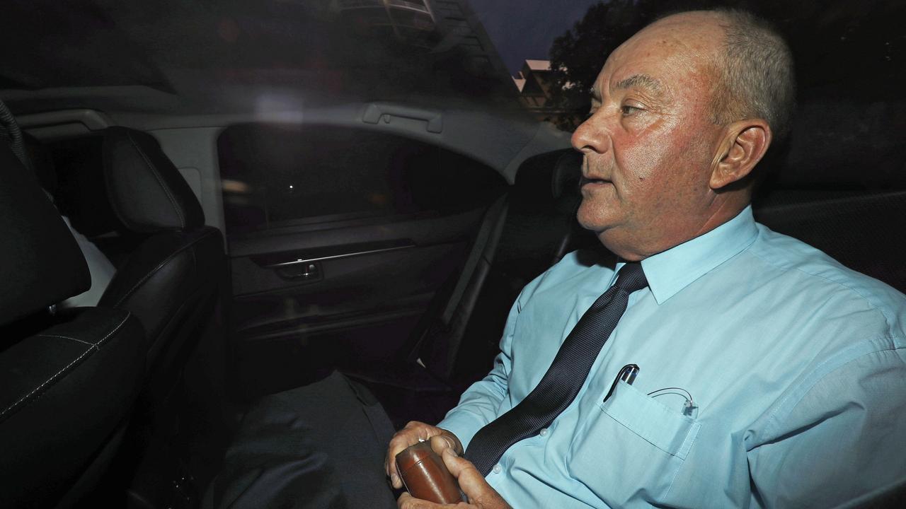 Daryl Maguire leaves the ICAC inquiry this week. Picture: Brett Costello