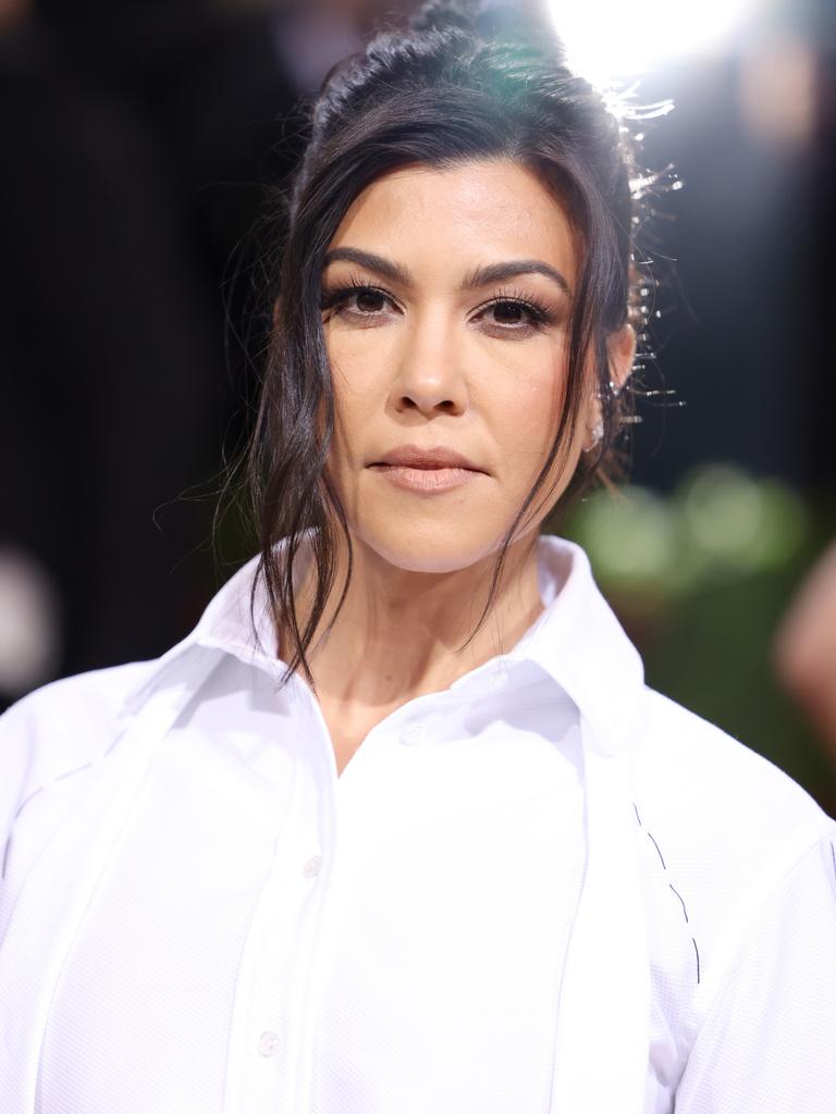 Kourtney Kardashian has shut down the rumour her 15-year-old son has a child. Picture: John Shearer/Getty Images