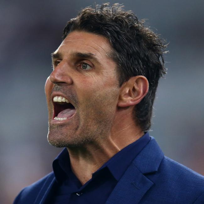 Bulldogs coach Trent Barrett would struggle on the open market. Picture: Jason McCawley/Getty Images