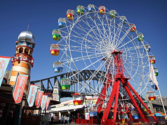 One of Luna Park’s theme rides. Picture: Adam Yip