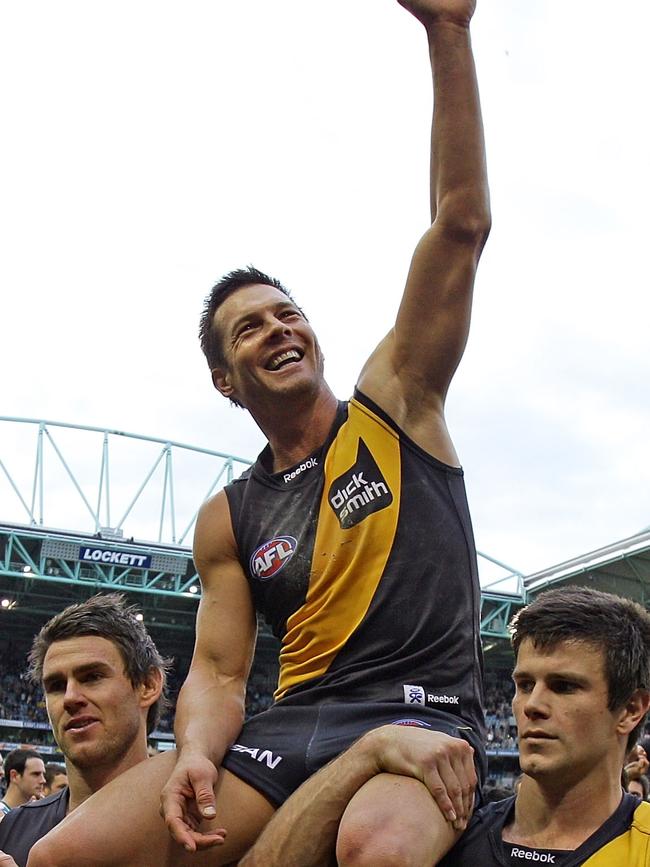 Cousins finished his AFL career at the Tigers in 2010.