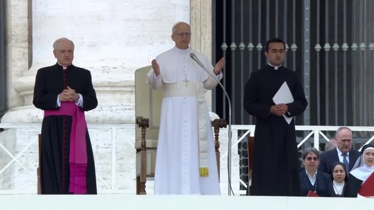 Pope Leo says Gaza's condition is 'painful', appeals for entry of aid