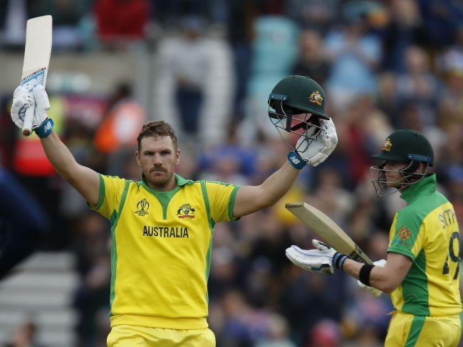 Finch and Steve Smith put on the highest partnership in this World Cup so far.