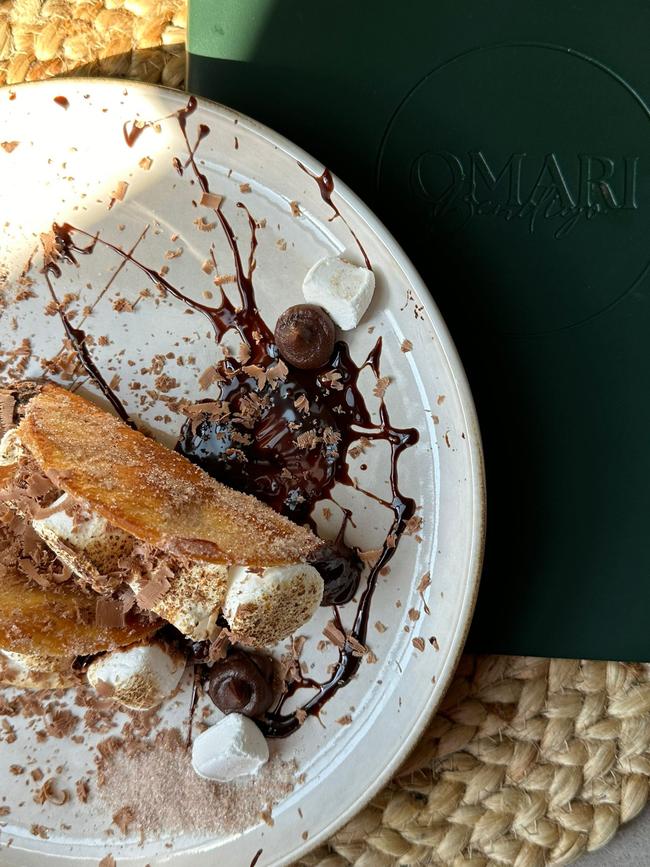 Omari S'more Taco at Omari in Bendigo.