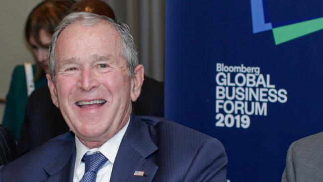 Former US president George W. Bush in 2019. Picture: AFP