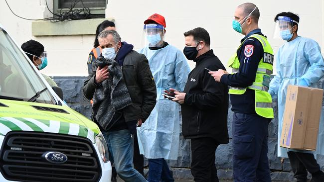 An outbreak forced Hambleton House to be evacuated. Picture: Quinn Rooney/Getty Images