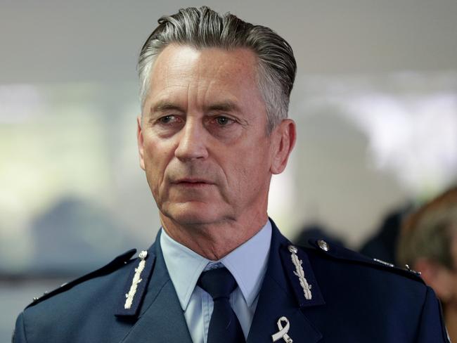 New Zealand Police Commissioner Mike Bush speaks at a media conference in Whakatane following a recovery operation to retrieve the remaining bodies on White Island following itÃÂ¢Ãâ¬Ãâ¢s eruption on Monday, in Whakatane, New Zealand, Friday, December 13, 2019. (AAP Image/David Rowland) NO ARCHIVING, EDITORIAL USE ONLY