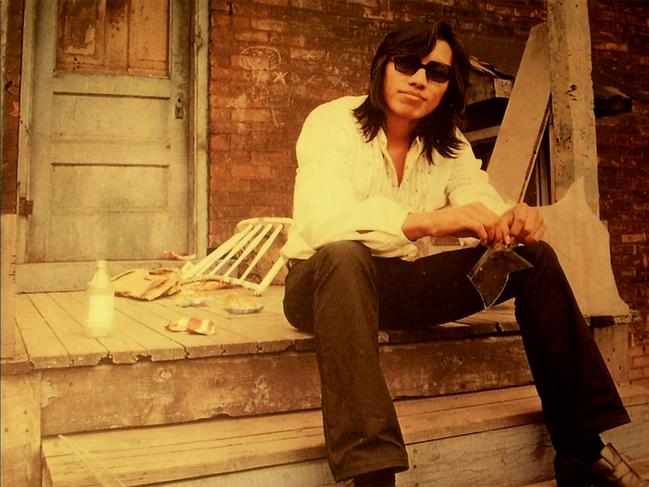 Sixto Rodriguez in scene from the documentary film Searching For Sugar Man.