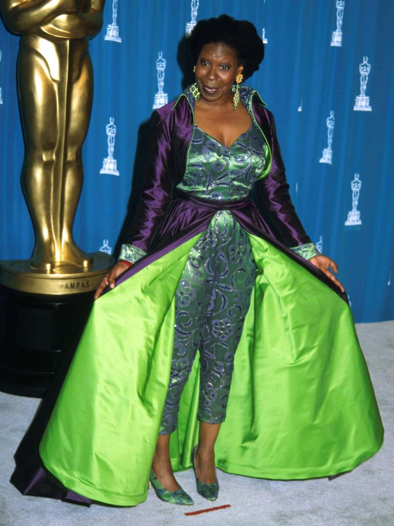 Whoopi Goldberg at the Oscars in 1993. Picture: Getty