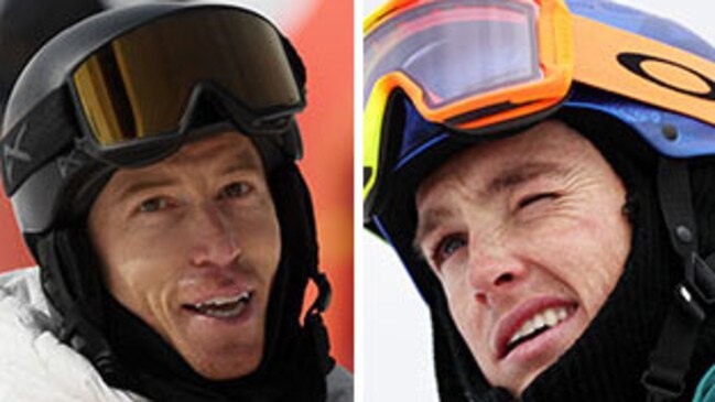 Shaun White and Scotty James.