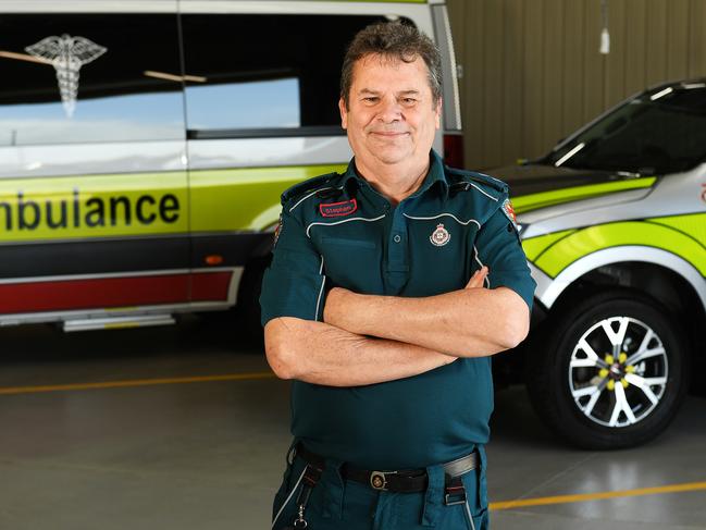 Burdell Ambulance Station Officer in Charge Stephen Willdin. Picture: Shae Beplate.