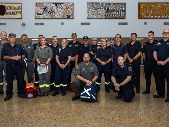 17 officers from the Northern Territory Fire and Emergency Services have been sent to Western Australia to assist with their fire response efforts. Picture: Pema Tamang Pakhrin