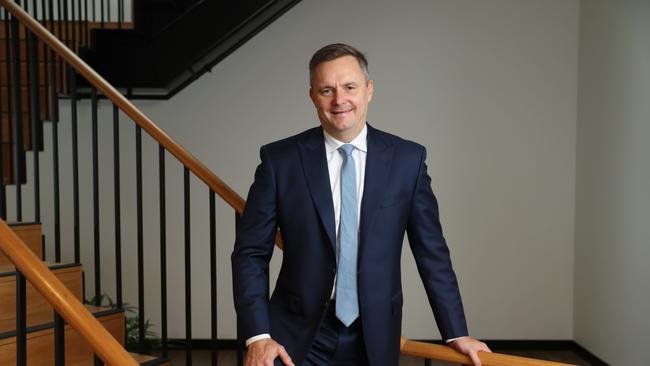 Suncorp chief executive Steve Johnston said a deal to merge Suncorp Bank with Bendigo and Adelaide Bank was not viable. Picture: John Feder