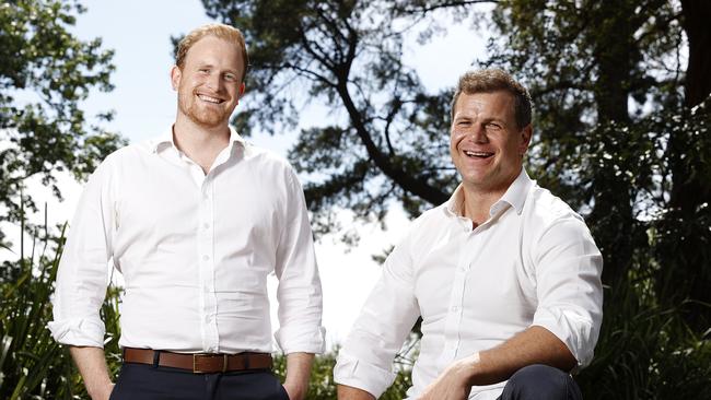 Brothers Will and Dan Roberts are leveraging Iren’s data centres to capitalise on the AI boom. Picture: Tim Hunter