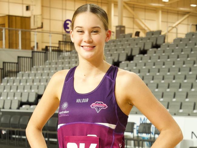 Netballer Isabelle Shearer is “stoked” to have been signed as a training parnter with the Queensland Firebirds in 2023.