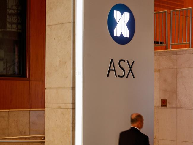 SYDNEY, AUSTRALIA - NewsWire Photos, October 29 2024. GENERIC. Stocks. Finance. Economy. A security guard in the lobby of the ASX Australian Stock Exchange on Bridge Street. Picture: NewsWire / Max Mason-Hubers