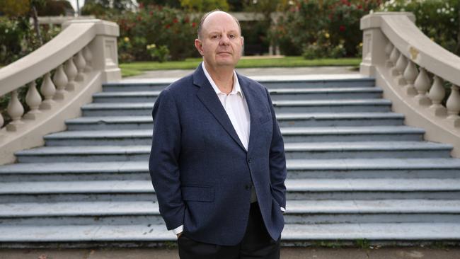 Former energy infrastructure commissioner Andrew Dyer in Melbourne on Friday. Picture: Alex Coppel.