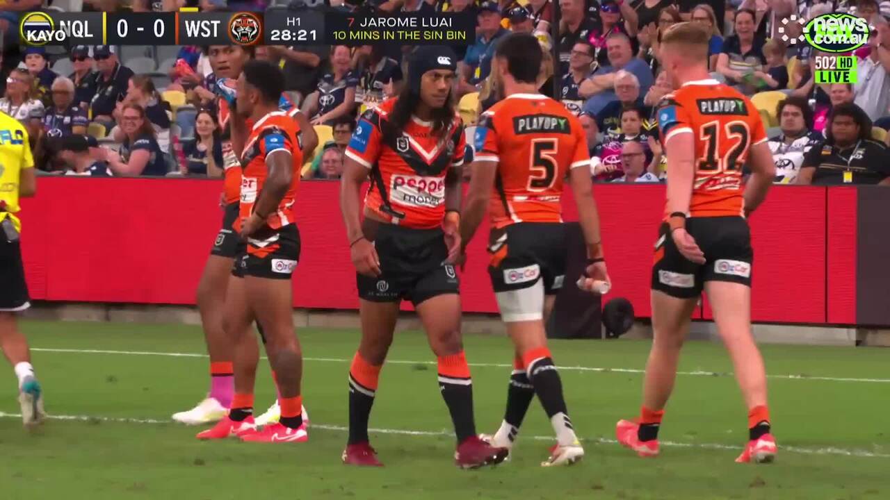 Tigers captain sin binned in Tigers' horror start