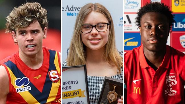 Three of the 2024 SA School Sports Awards finalists. Picture: File