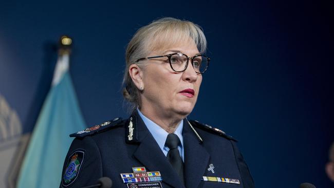 Police Commissioner, Katarina Carroll. Picture: Jerad Williams