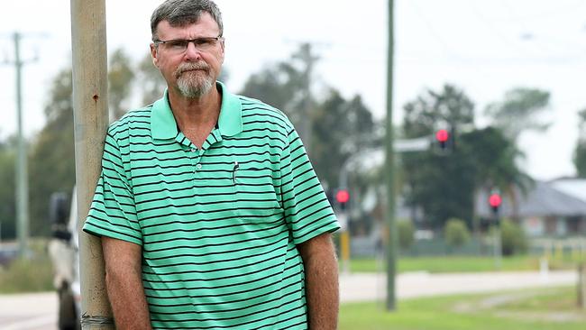 Greg Ingold, who won a $67,000 refund on a supposedly new caravan that had been welded back together. Picture by Peter Lorimer.