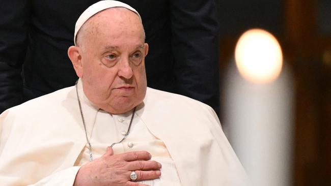 Pope Francis had a quiet night in hospital, the Vatican said on February 23, 2025, the morning after revealing the 88-year-old was in a "critical" condition. Picture:/ AFP.