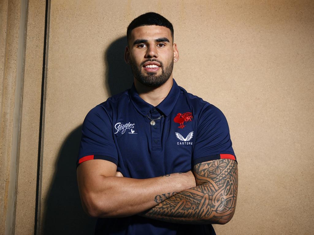 Off-contract Roosters forward Terrell May is weighing up his options. Picture: Richard Dobson