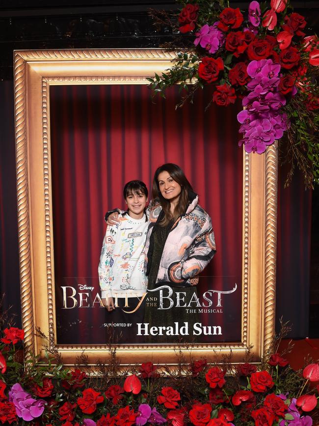 Opening night: Beauty and The Beast at Her Majestys Theatre, Melbourne. Picture: Josie Hayden