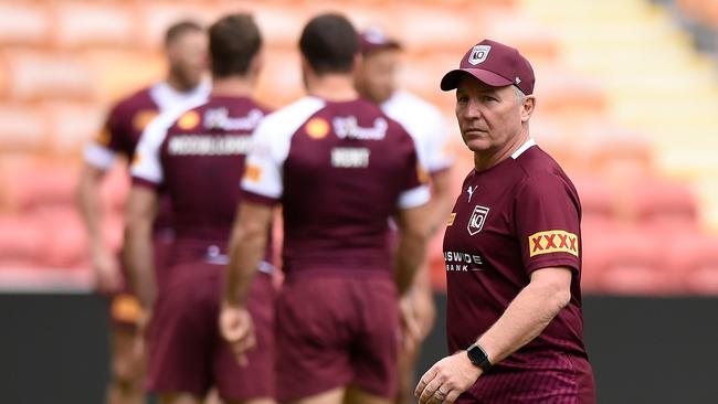 Maroons coach Paul Green has walked out on a media appearance, refusing to answer questions following Jai Arrows maroons axing. Picture: Getty Images.