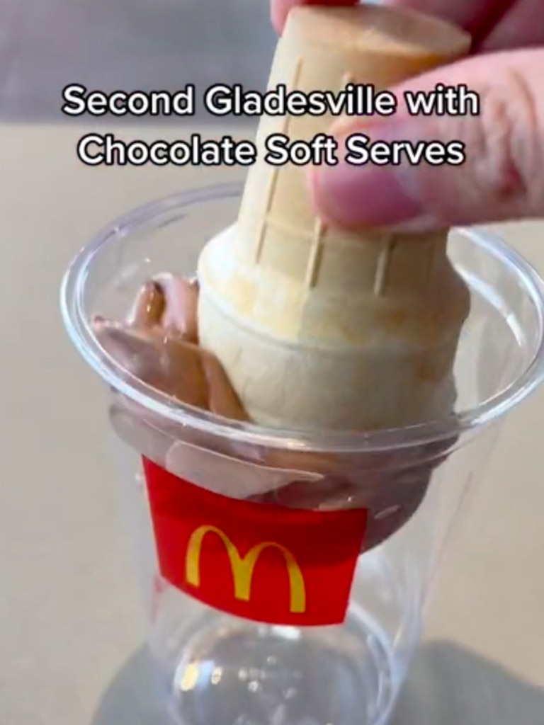 The flavour is available at select McDonald’s restaurants across Australia. Picture: TikTok