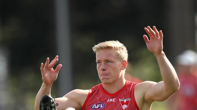 Isaac Heeney failed to deliver on SuperCoach Grand Final day. Picture. Phil Hillyard