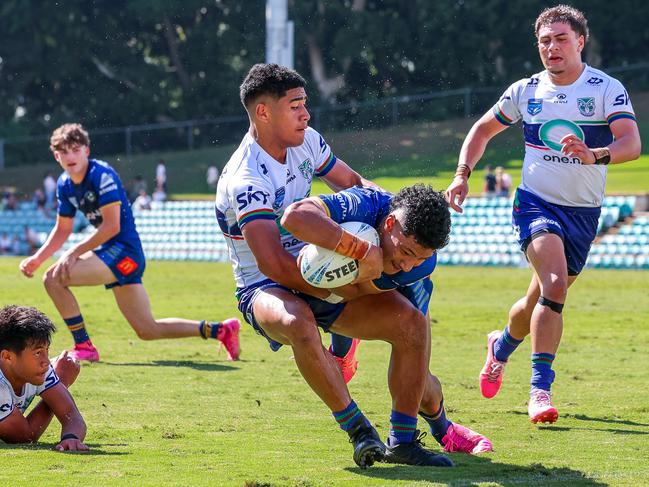 Andes Johansson with his eyes firmly on the try line. Picture: Adam Wrightson Photography.