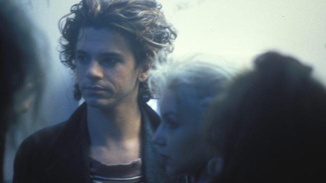 A still from Mystify: The Michael Hutchence story.