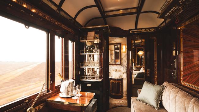 The glamour of the Venice Simplon Orient Express.